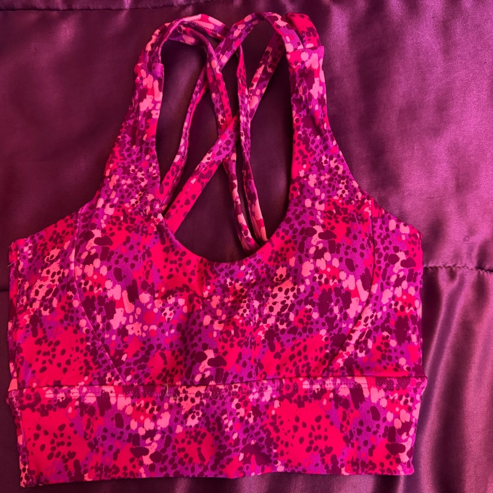 Buffbunny Collection Rosa Sports Bra Pop Rocks Fashun Print Size XS